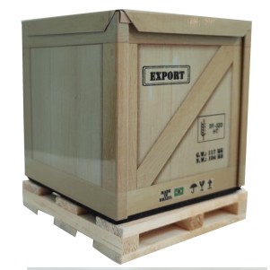 Porta Caneta de Metal formato caixote de logística